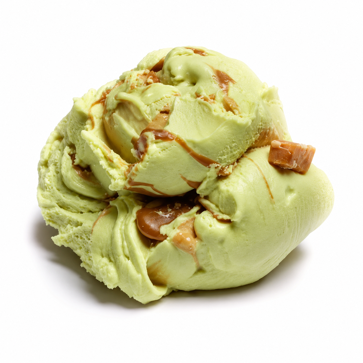 Toffee Apple Gelato with caramel and toffee fudge pieces