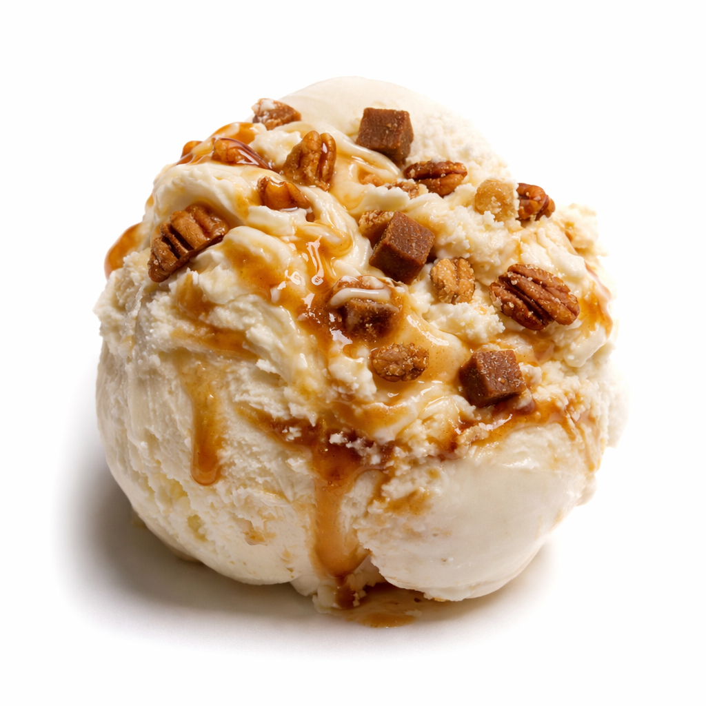 Ciccarelli Caramel Pecan and White Chocolate Gelato